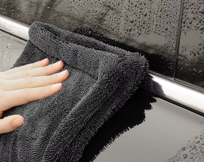 BlackDry™ | PACK X3 Microfibras Ultra absorbentes Premium 1400 GSM 40x40 cm Twisted Loop