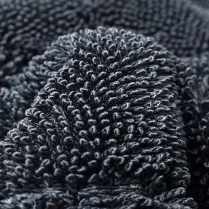 BlackDry™ | PACK X3 Microfibras Ultra absorbentes Premium 1400 GSM 40x40 cm Twisted Loop